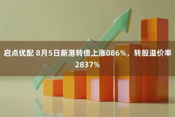 启点优配 8月5日新港转债上涨086%,转股溢价率2837%